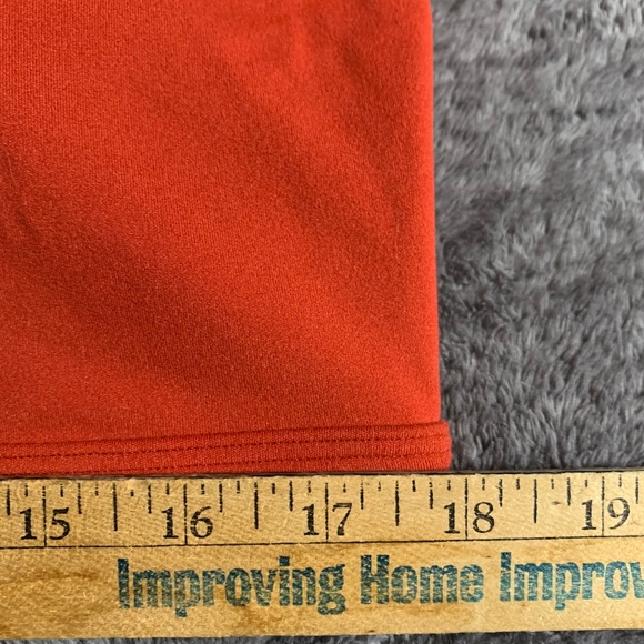 2pc banana republic zip up hoodie and sports bra tank brick red orangey color XL - Picture 5 of 16